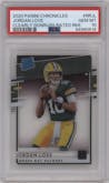 Jordan Love from the 2020 Panini Chronicles set graded by PSA and given an overall grade of 10.
