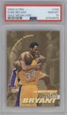 Kobe Bryant from the 2000-01 Fleer Ultra set featuring a Gold Medallion parallel graded by PSA and given an overall grade of 10.