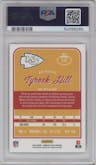 Tyreek Hill from the 2016 Panini Donruss Optic set graded by PSA and given an overall grade of 10.