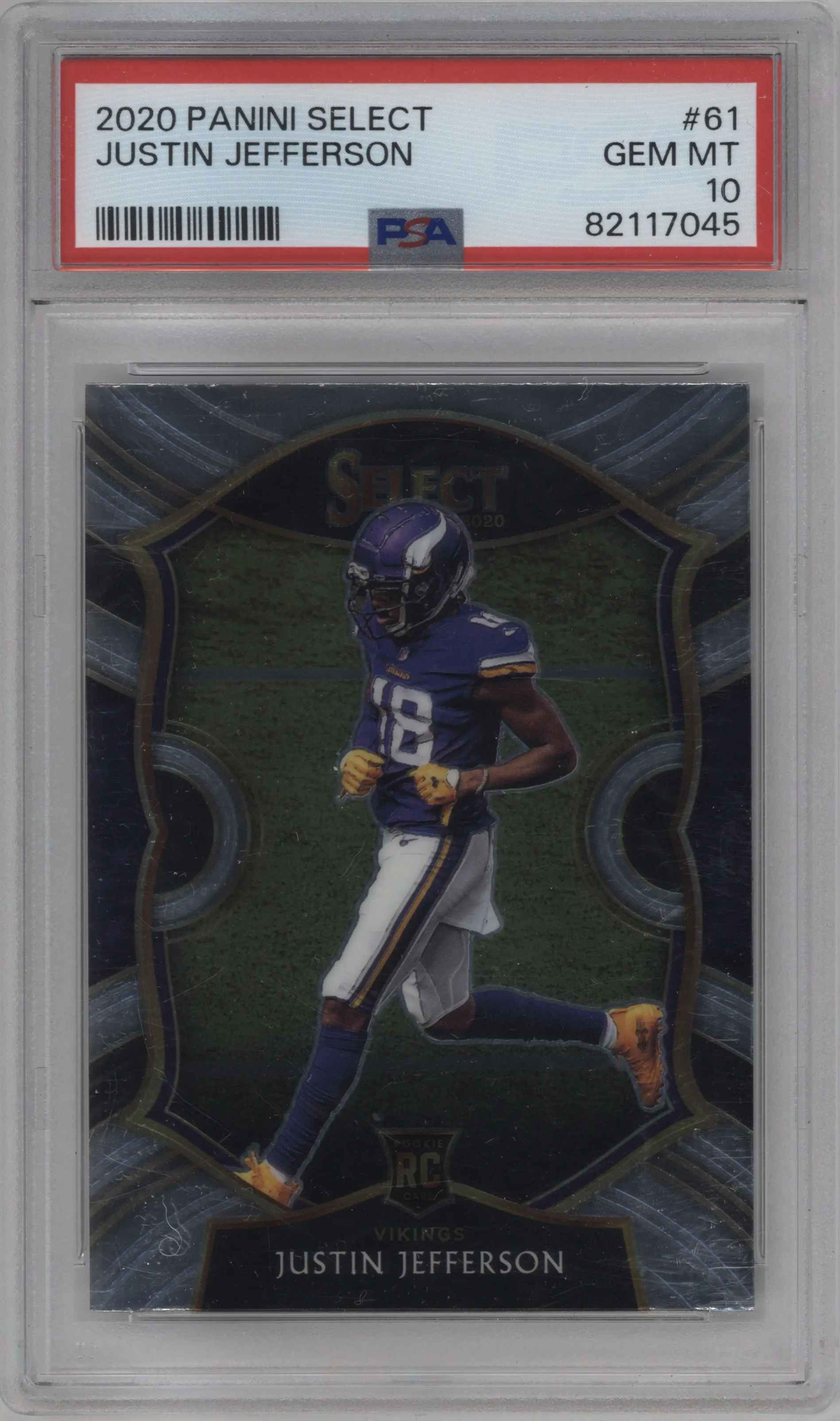2020 Panini Select Justin Jefferson PSA 10