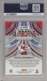 Patrick Mahomes II from the 2024 Panini Rookies & Stars set featuring a Red Plaid parallel graded by PSA and given an overall grade of 10.