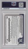 George Lombard Jr. from the 2024 Bowman set graded by PSA and given an overall grade of 10.