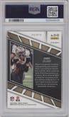 Chris Olave from the 2023 Panini Mosaic set featuring a Gold Mosaic parallel graded by PSA and given an overall grade of 9.