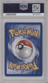 Pikachu from the 2005 Pokemon EX set featuring a Comic Con Promo parallel graded by PSA and given an overall grade of 9.