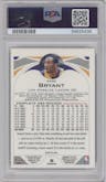 Kobe Bryant  from the 2004-05 Topps Chrome set featuring a Refractor parallel graded by PSA and given an overall grade of 9.