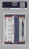 Rob Gronkowski from the 2013 Topps Chrome set featuring a X-Fractor parallel graded by PSA and given an overall grade of 10.