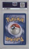 Gyarados from the 2000 Pokemon set graded by PSA and given an overall grade of 8.