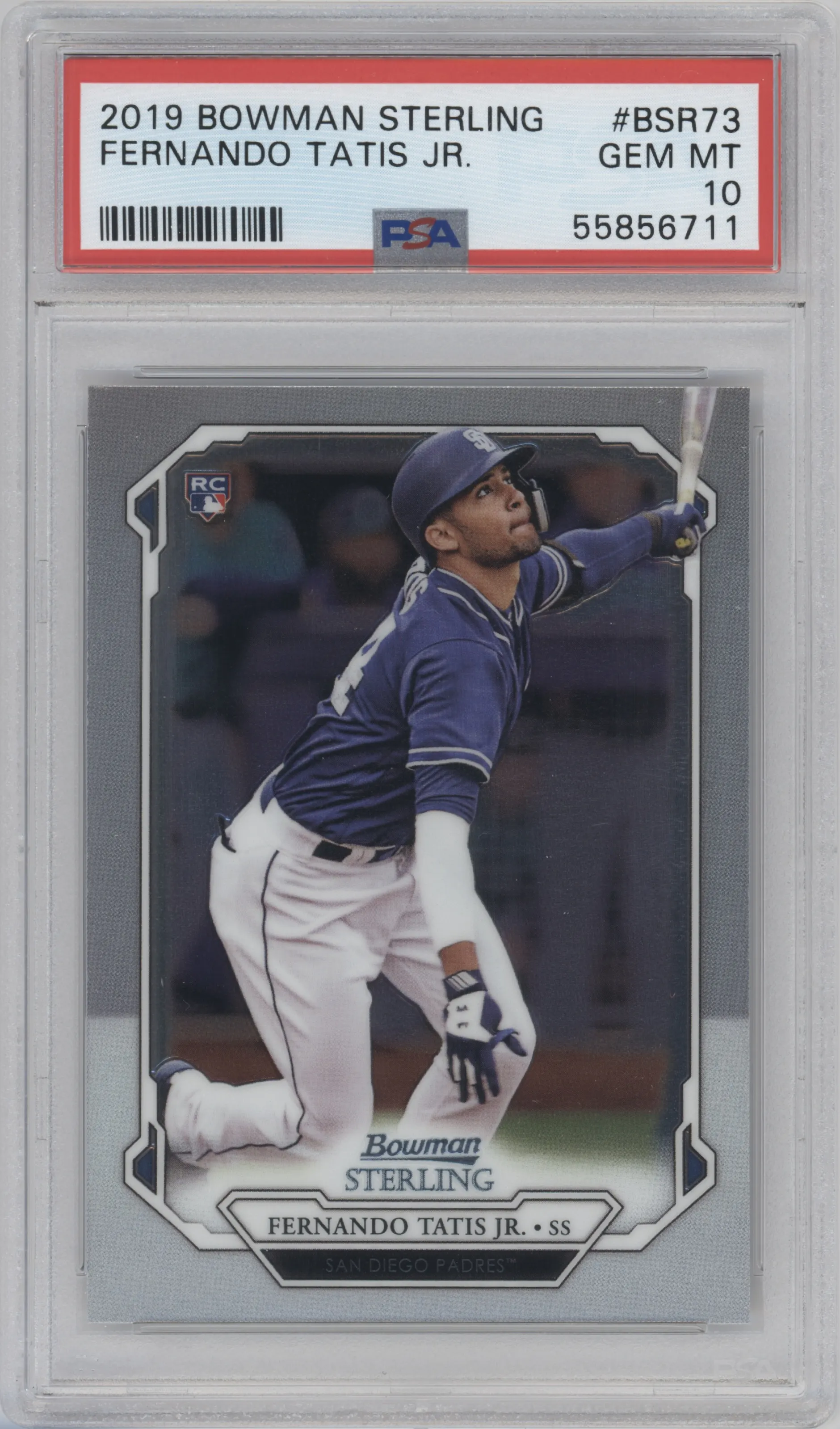 2019 Bowman Sterling Rookie Fernando Tatis Jr. #BSR-73 PSA 10