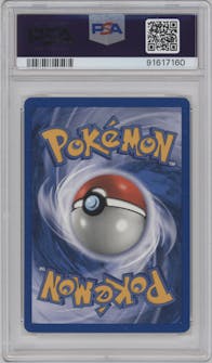Psyduck from the 2002 Pokemon Neo Genesis set graded by PSA and given an overall grade of 10.