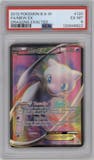 Mew EX from the 2012 Pokemon B&W set graded by PSA and given an overall grade of 6.