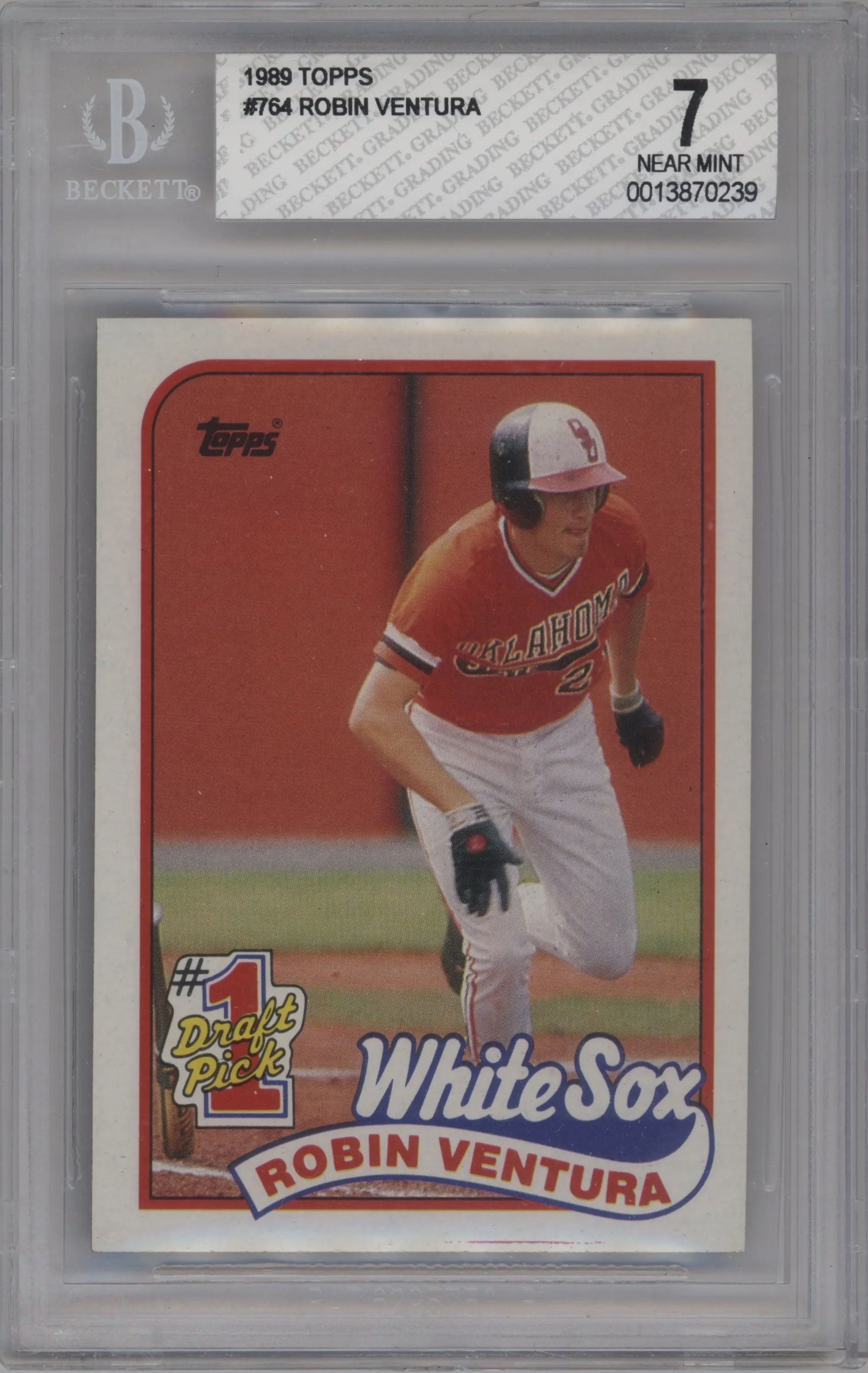 1989 Topps Robin Ventura BGS 7