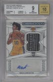 Max Christie from the 2022-23 Panini Obsidian set featuring a Electric Etch Contra FOTL parallel graded by Beckett and given an overall grade of 9.