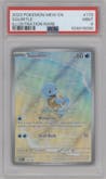 Squirtle from the 2023 Pokemon SV set graded by PSA and given an overall grade of 9.