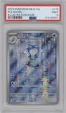 Poliwhirl from the 2023 Pokemon SV set graded by PSA and given an overall grade of 9.
