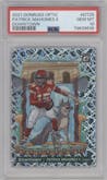 Patrick Mahomes II from the 2021 Panini Donruss Optic set graded by PSA and given an overall grade of 10.