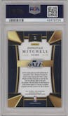 Donovan Mitchell from the 2017-18 Panini Select set graded by PSA and given an overall grade of 10.