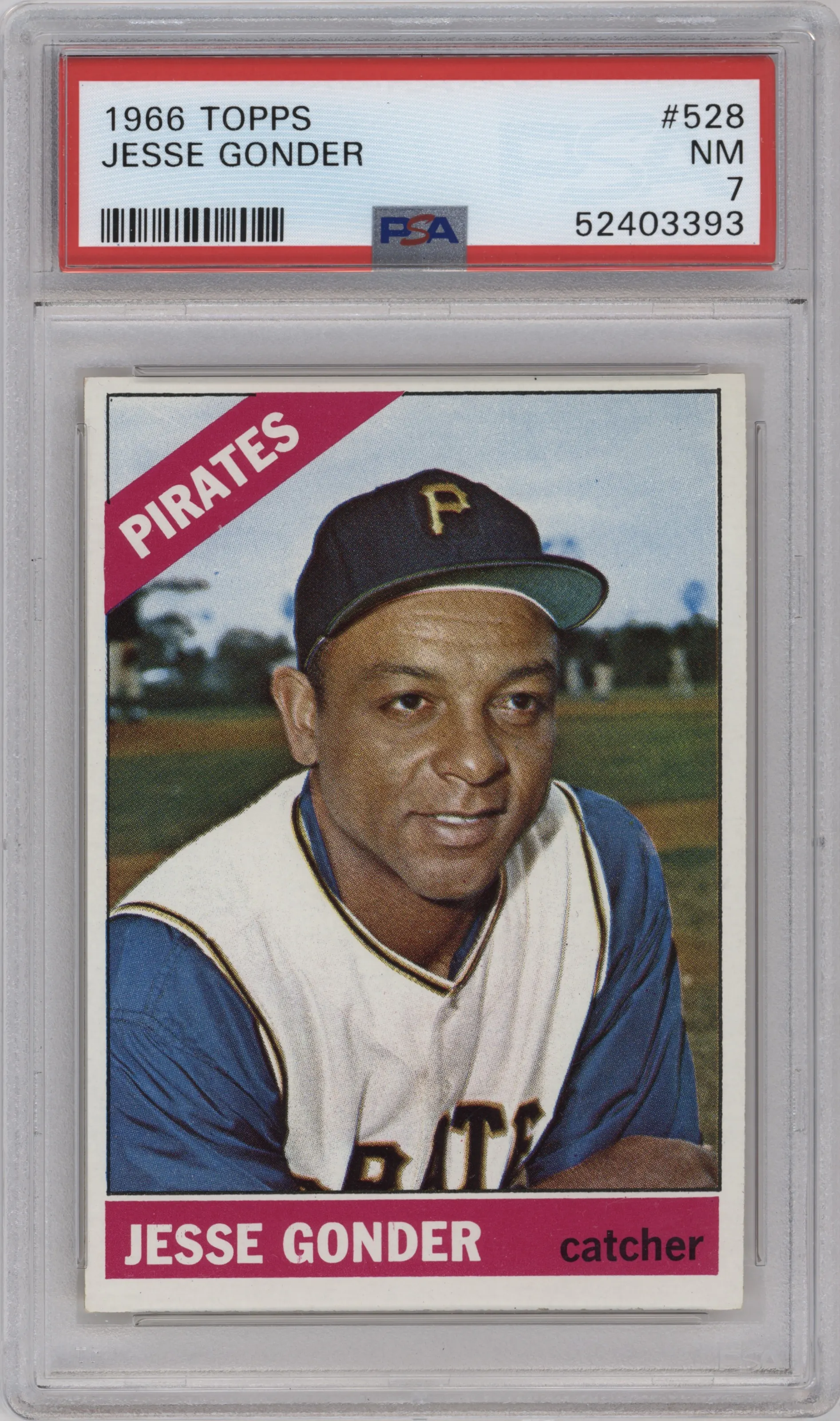 1966 Topps Jesse Gonder PSA 7