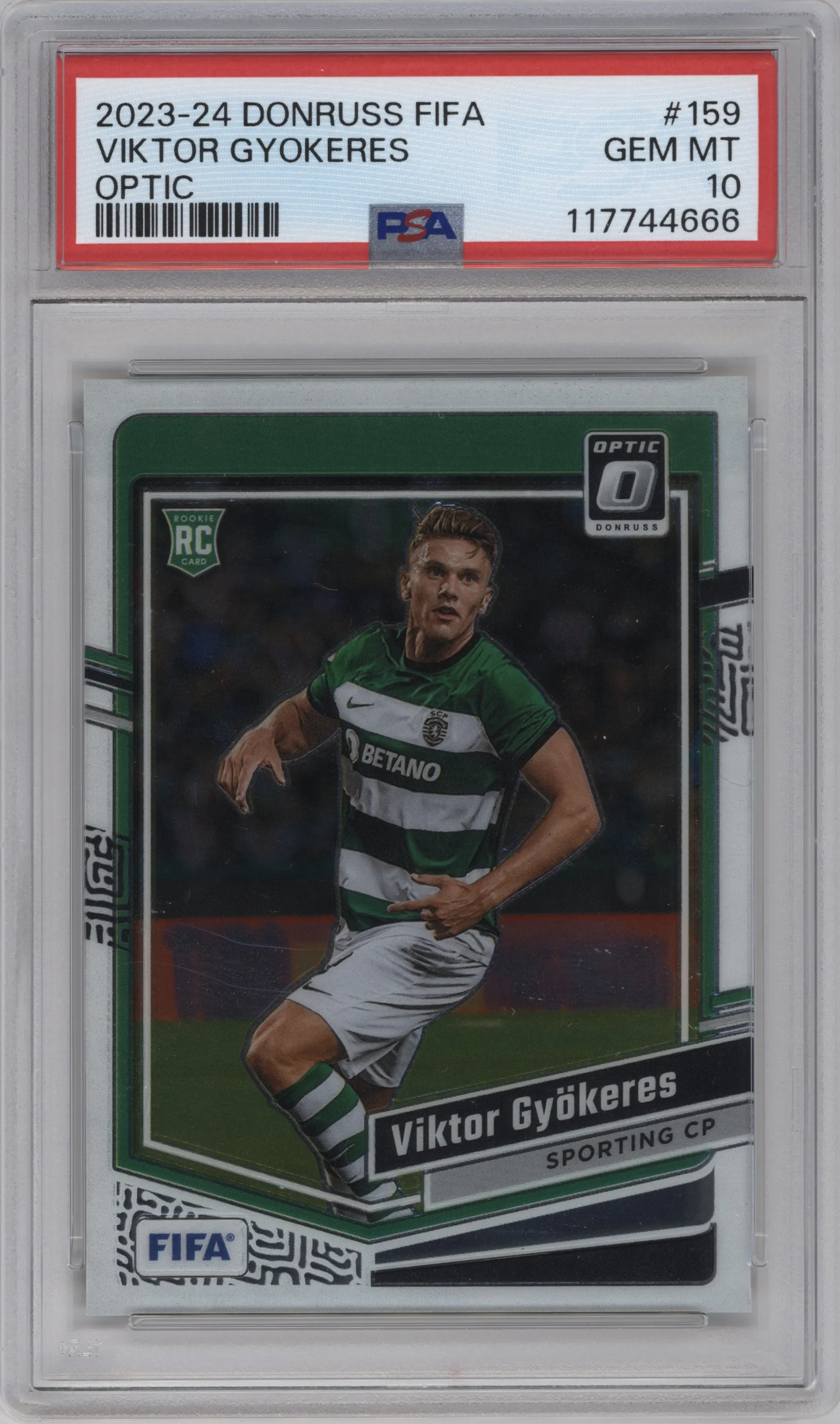 2023 Panini Donruss Optic Viktor Gyokeres PSA 10