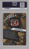 Joe Burrow from the 2023 Panini Mosaic set graded by PSA and given an overall grade of 10.