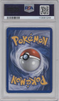 Charizard from the 2006 Pokemon EX set graded by PSA and given an overall grade of 2.