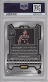 Victor Wembanyama from the 2023-24 Panini Prizm set graded by PSA and given an overall grade of 10.