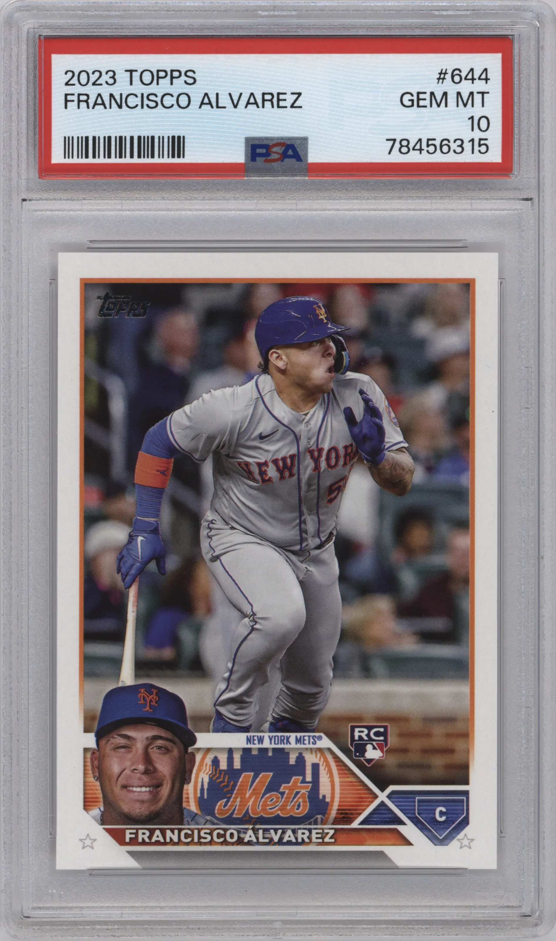 2023 Topps Series 2 Francisco Alvarez PSA 10