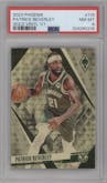 Patrick Beverley from the 2023-24 Panini Phoenix set featuring a Gold Vinyl parallel graded by PSA and given an overall grade of 8.