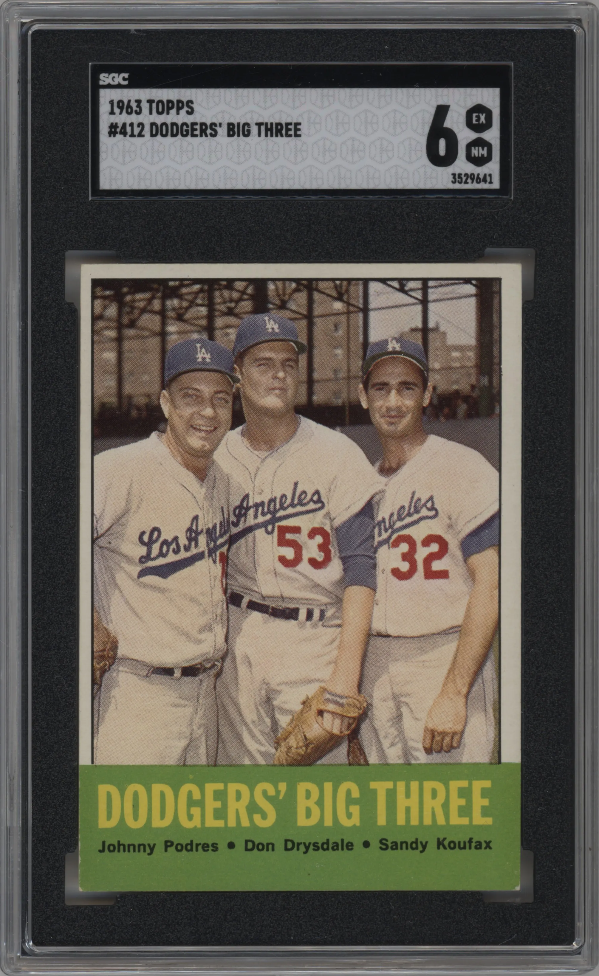 Johnny Podres/Don Drysdale/Sandy Koufax