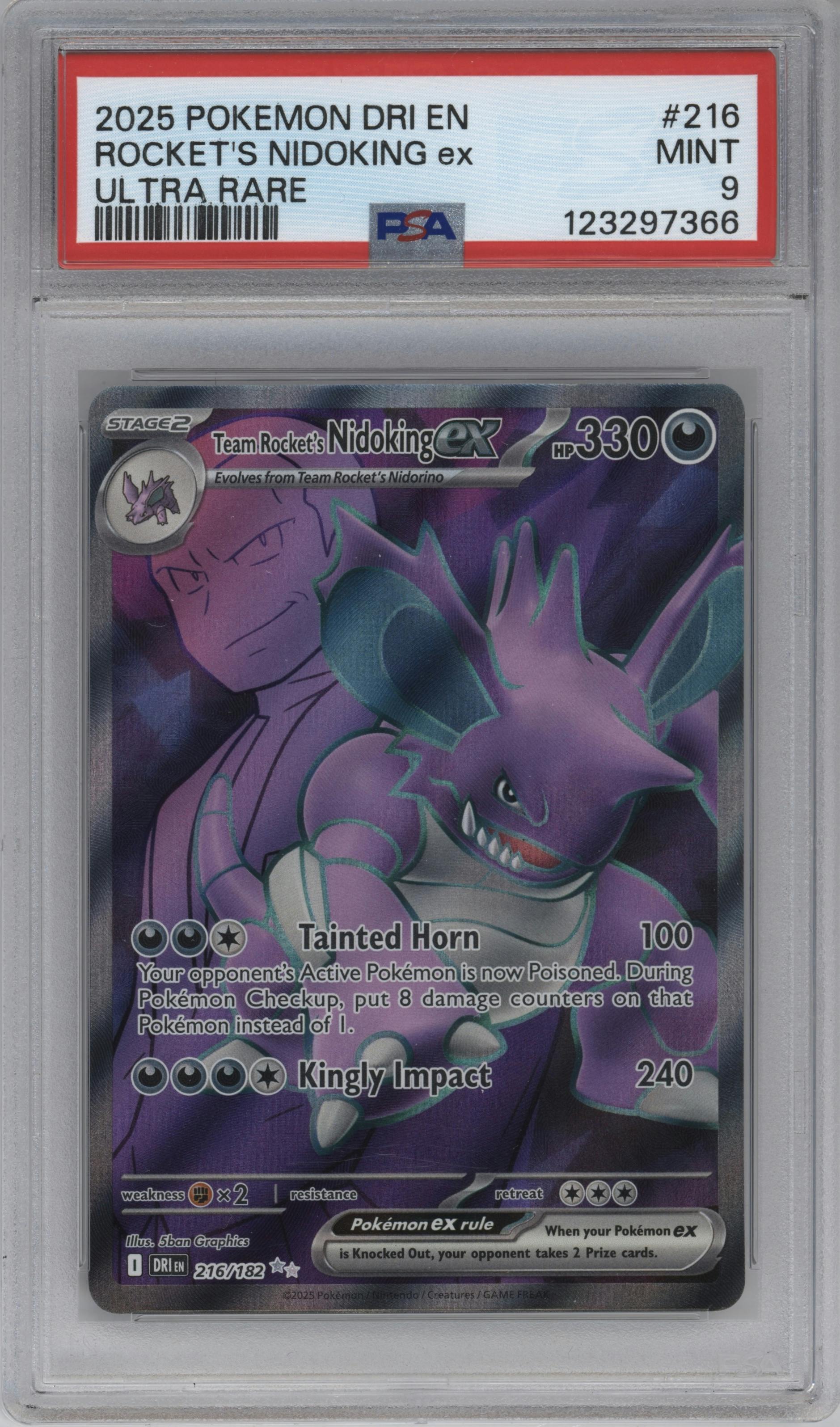 Team Rocket's Nidoking ex