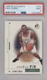 Paul Pierce from the 1998-99 SP Authentic set graded by PSA and given an overall grade of 9.