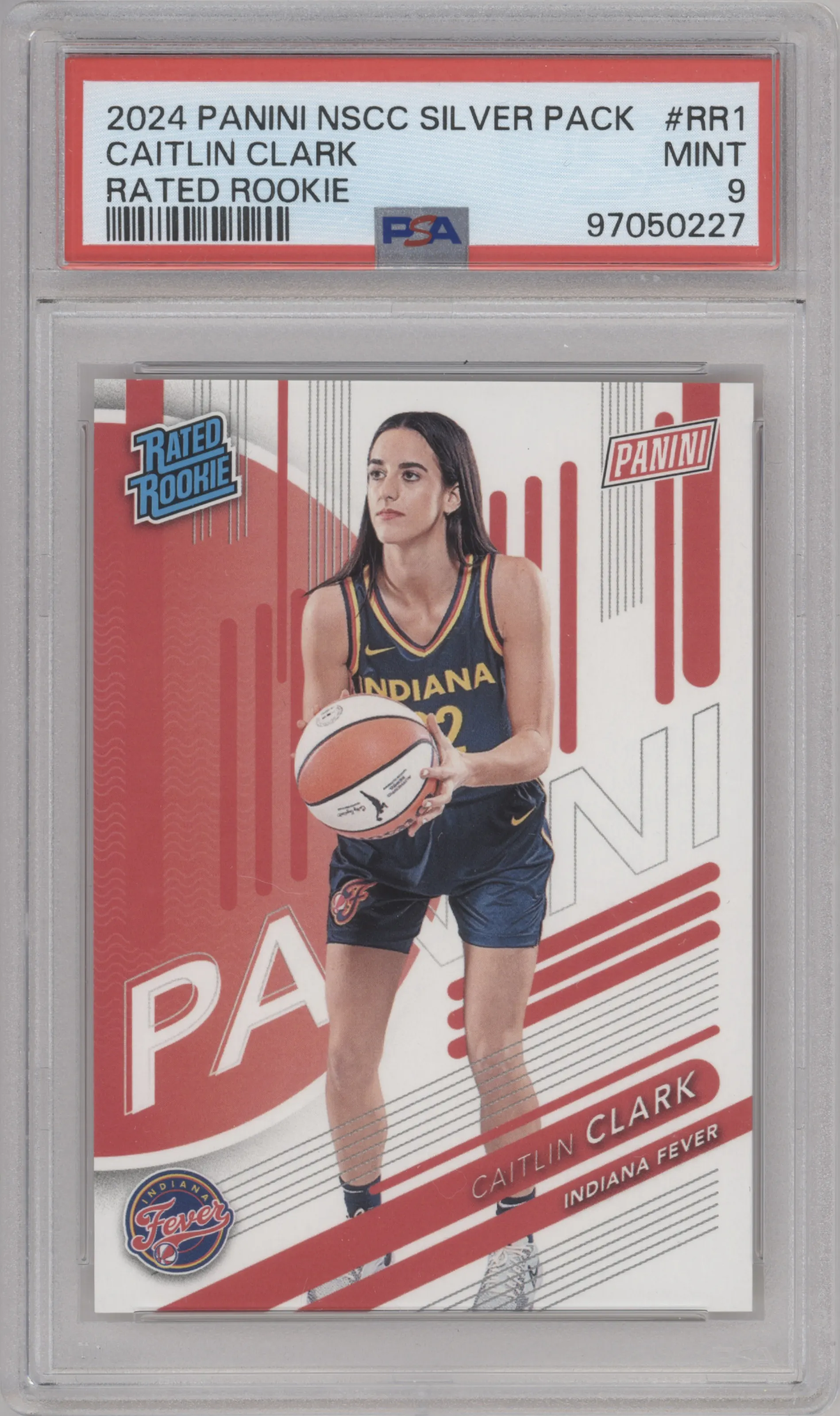2024 Panini The National VIP Rated Rookie Caitlin Clark #RR1 PSA 9