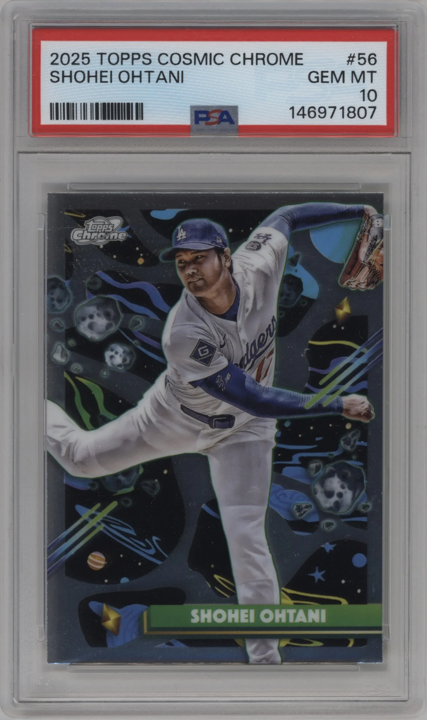 2025 Topps Chrome Cosmic Shohei Ohtani #56 PSA 10