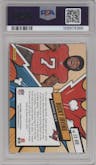 Bucky Irving from the 2024 Panini Absolute set graded by PSA and given an overall grade of 9.