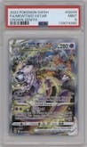 Mewtwo VSTAR from the 2023 Pokemon SWSH set graded by PSA and given an overall grade of 9.