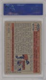 Rocco Colavito from the 1957 Topps set graded by PSA and given an overall grade of 7.