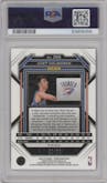 Chet Holmgren from the 2022-23 Panini Prizm  set featuring a Purple Prizm parallel graded by PSA and given an overall grade of 10.