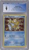 Magikarp from the 2016 Pokemon XY set featuring a Shiny Mega Gyarados Collection parallel graded by CSG and given an overall grade of 9.