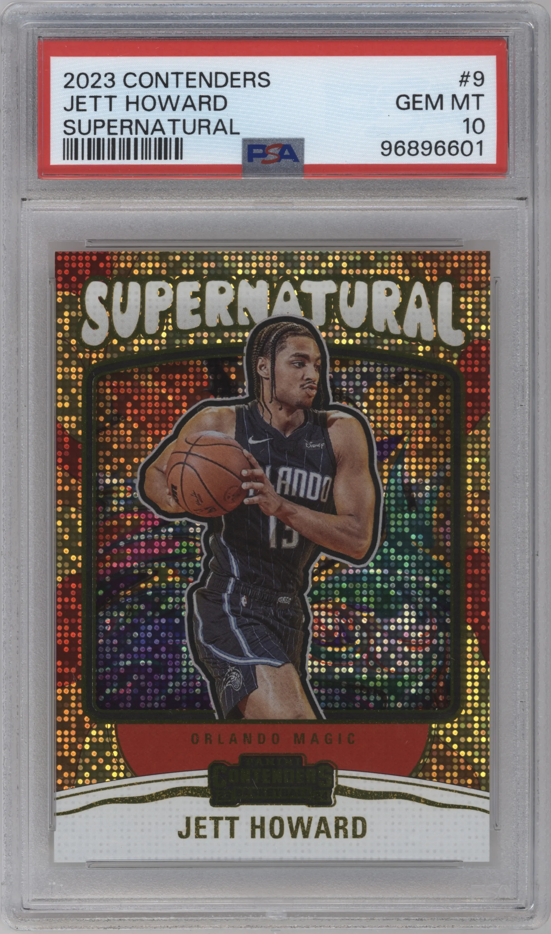 2023 Panini Contenders Supernatural Jett Howard #9 PSA 10