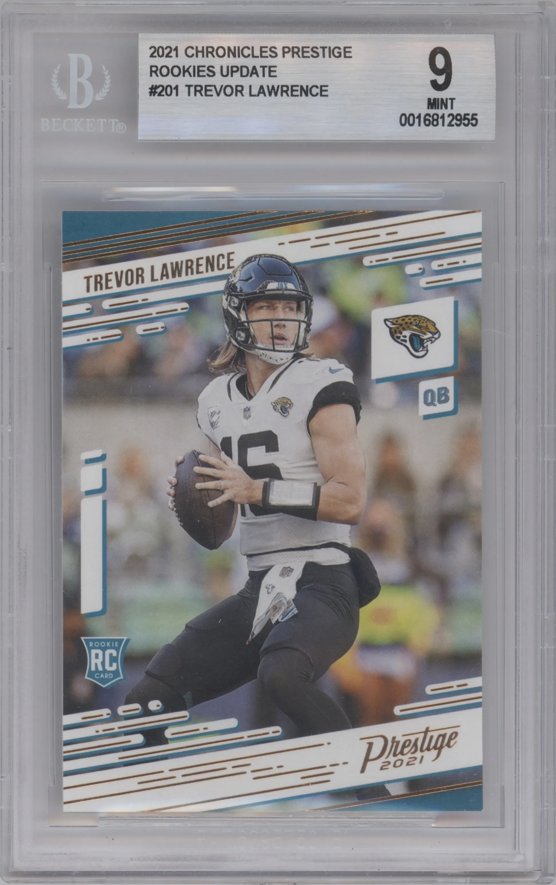 2021 Panini Chronicles Prestige Trevor Lawrence #201 BGS 9