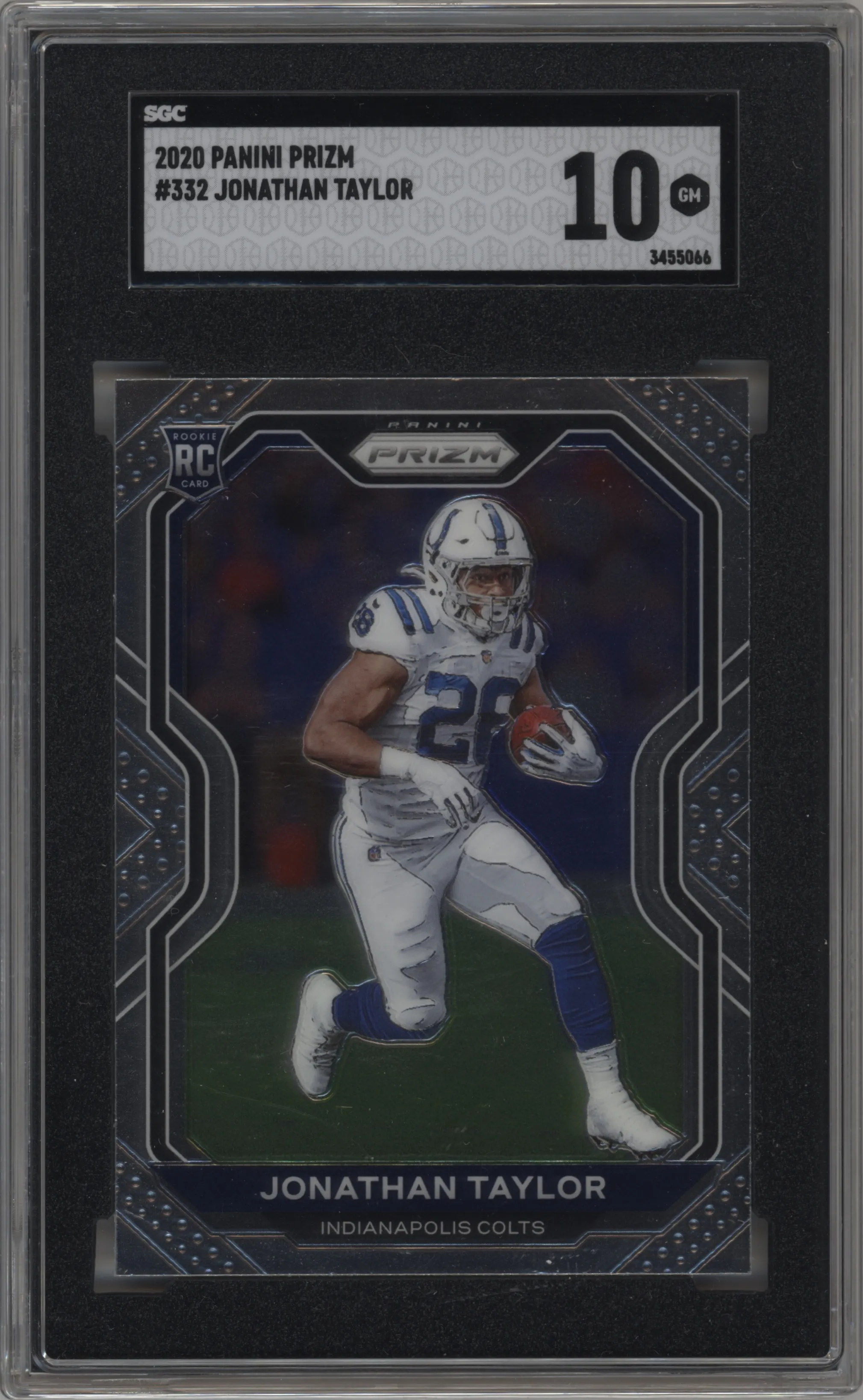 2020 Panini Prizm Jonathan Taylor #332 SGC 10