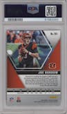 Joe Burrow from the 2020 Panini Mosaic set graded by PSA and given an overall grade of 10.