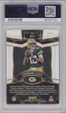 Jordan Love from the 2020 Panini Select set featuring a Prizm parallel graded by PSA and given an overall grade of 10.