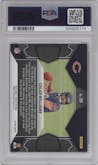Caleb Williams from the 2024 Panini Mosaic set featuring a Reactive Blue parallel graded by PSA and given an overall grade of 10.