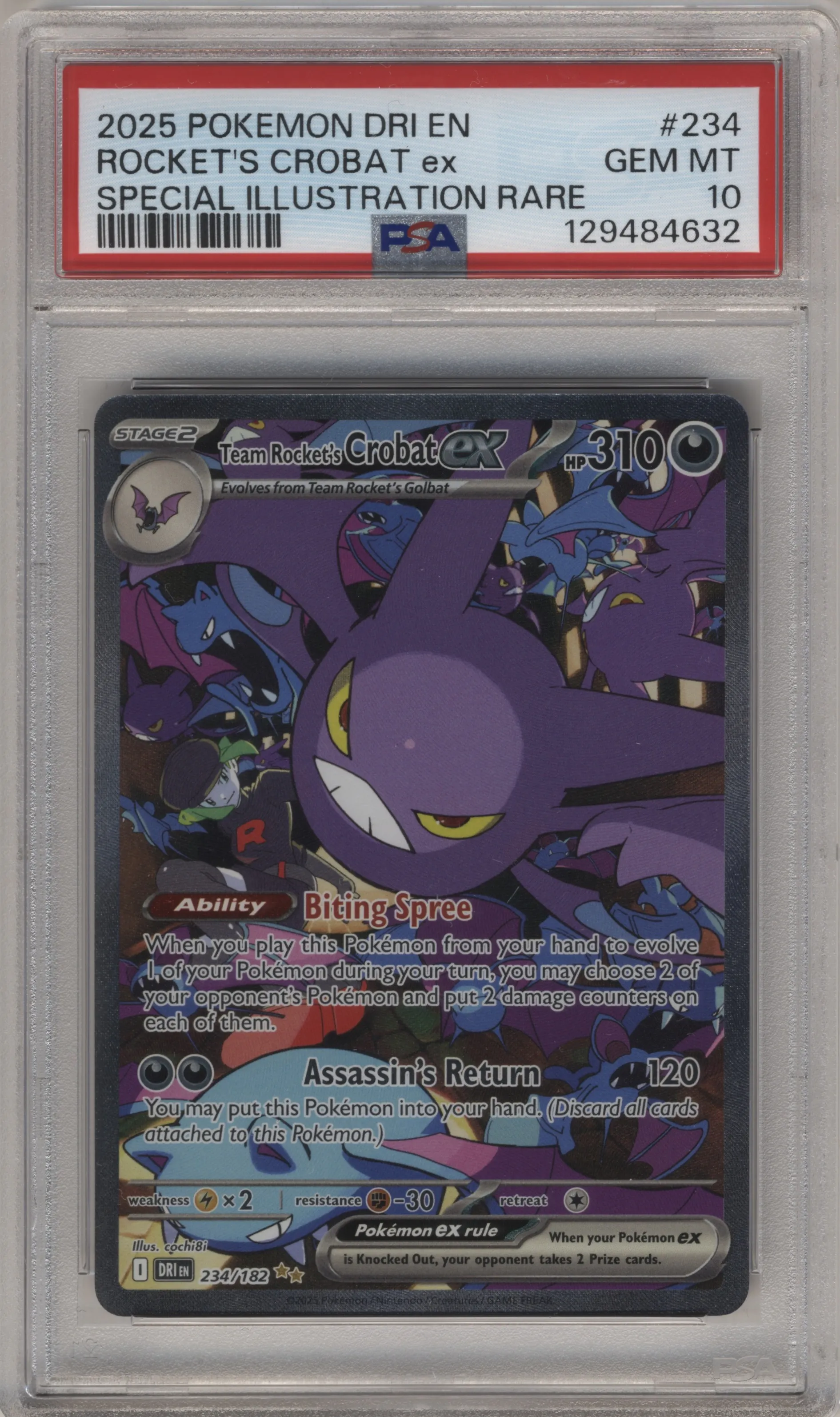 Team Rocket's Crobat ex