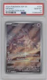 Mesprit from the 2024 Pokemon SV set graded by PSA and given an overall grade of 10.