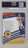 Stephen Curry from the 2019-20 Panini Revolution set graded by PSA and given an overall grade of 10.