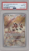 Mr. Mime from the 2023 Pokemon SV set graded by PSA and given an overall grade of 10.