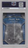 Mookie Betts from the 2022 Topps Chrome set graded by PSA and given an overall grade of 10.