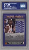 Michael Jordan from the 1994-95 Topps Finest  set graded by PSA and given an overall grade of 10.
