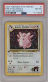 Erika's Clefable from the 2000 Pokemon GH set graded by PSA and given an overall grade of 8.